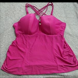 Lane Bryant Cacique strappy tankini